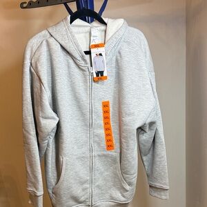 Danskin Light Gray Women's Hoodie XXL